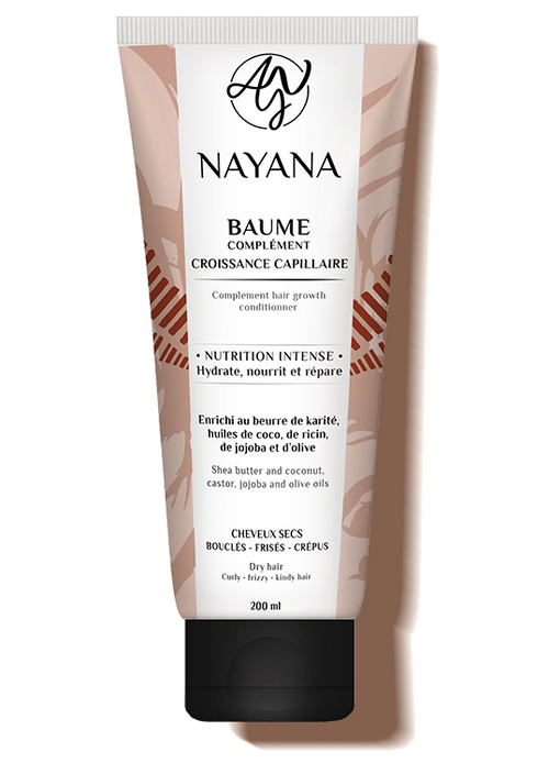 Baume capillaire nourrissant | Nayana, karité & ricin, 200ml